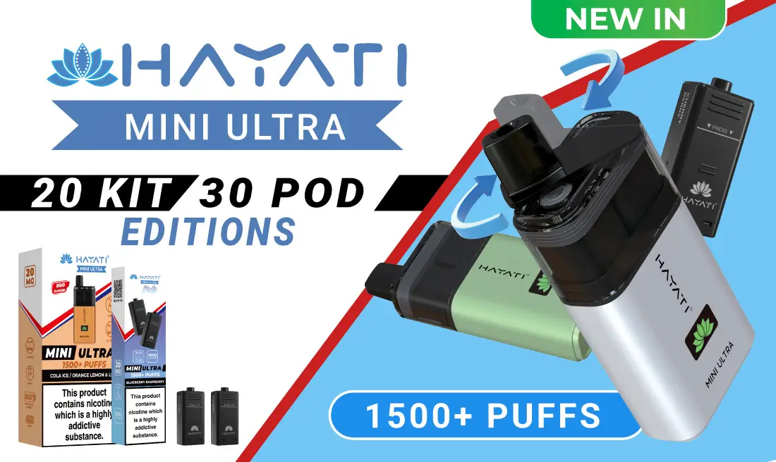 Hayati Mini Ultra Kit and Pods - New In